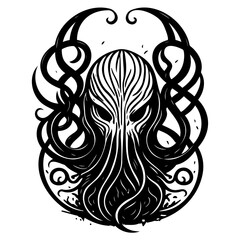 Monochromatic Horror Unleashed, Cthulhu Silhouette