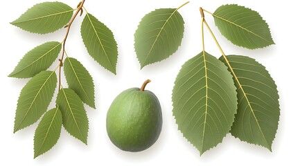 Leaves & Fruit Illustration