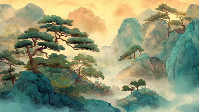 山水画 Images – Browse 1,485 Stock Photos, Vectors, and