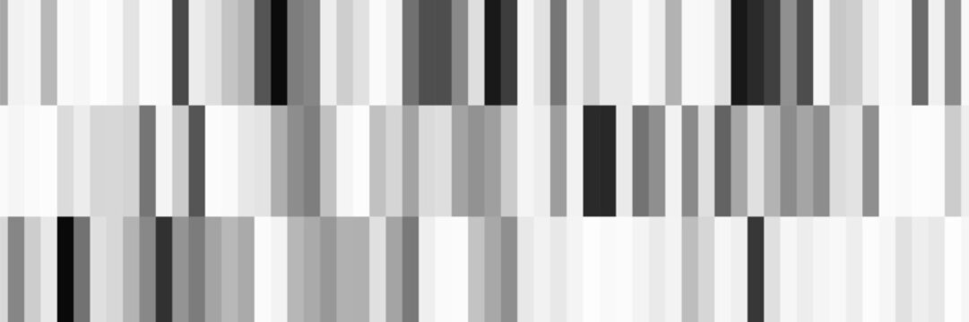 Line Halftone Gradient Effect Pattern. Vertical Straight Lines Background. Black and White Abstract Texture with Parallel Stripes Thick to Thin.