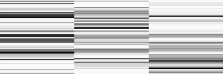 Obraz premium Line Halftone Gradient Effect Pattern. Vertical Straight Lines Background. Black and White Abstract Texture with Parallel Stripes Thick to Thin.