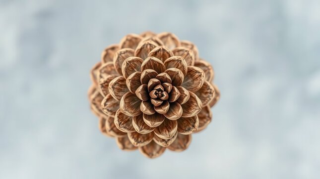 pine cones on snow - Powered by Adobe