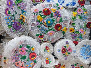 Intricate Designs in Traditional Hungarian Embroidery