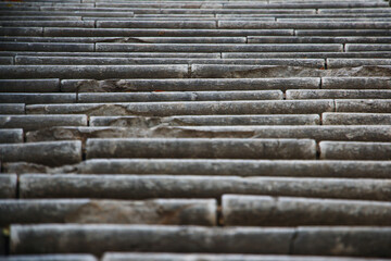 Stairs, Front view of stairs, Horizontal stair lines, front view, horizontal lines, stair texture, Background, Horizen, Abstract, Gray, Old, Ancient