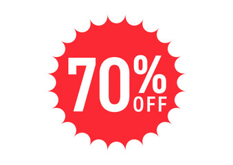 70%OFFのフラットなアイコンイラスト