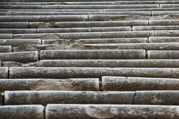 Stairs, Front view of stairs, Horizontal stair lines, front view, horizontal lines, stair texture, Background, Horizen, Abstract, Gray, Old, Ancient