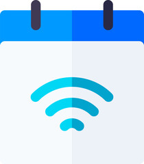 calendar Illustration on a white background     