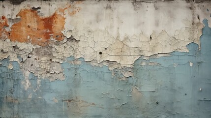 Obraz premium building peeling wall