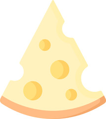 cheese Illustration on a white background     