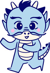 Walking Dragon Character