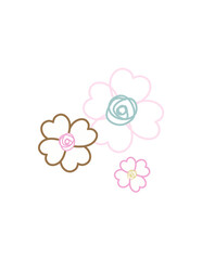 Cartoon cute hand-painted pattern