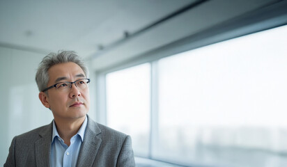 신뢰와 전문성을 담은 중년 회사 중역 프로필 사진
Professional Portrait of a Middle-Aged Business Executive Conveying Trust and Professionalism