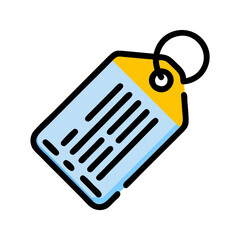 Price Tag with Barcode Icon