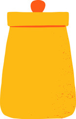 Kitchen cooking utensil spice jar icon vector illustration. Baking bakery and pastry stuff element