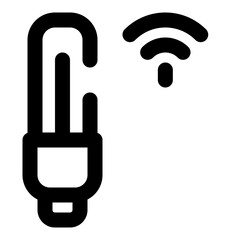 smart home dashed line icon