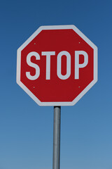 Verkehrszeichen Stop, Stoppschild, Deutschland