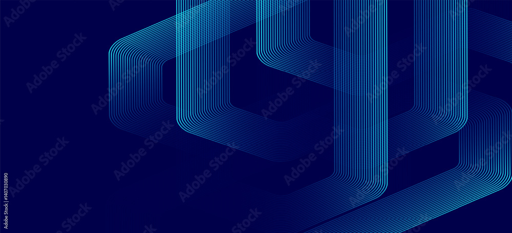 Aufkleber futuristic digital concept with technology hexagons. hexagonal digital abstract background. hexagona