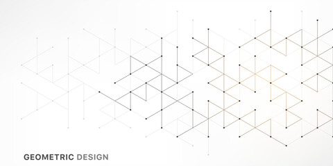 Abstract vector background with a geometric pattern of triangle shapes. Graphic design element 