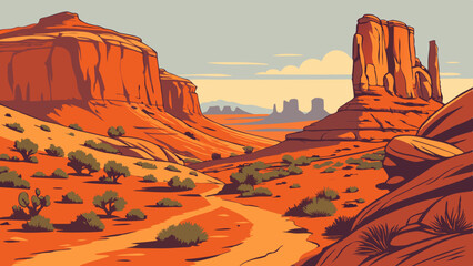 Warm desert colors at Arches National Park – Utah, USA  © Shaon