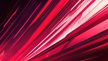 Dynamic CrimsonHued Anime Landscape with Expressive Action Elements, Boasting Vibrant Detailing and an Energetic Ambiance.