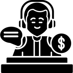 Call Center Dashboard Icon