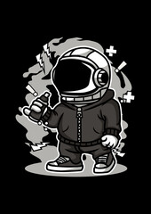 Astronout Street Art