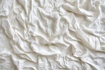 Obraz premium Wrinkled white fabric texture (2)