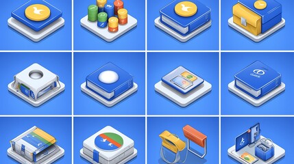 Isometric Travel Icons