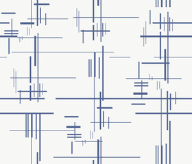 art Black cross hatch seamless texture. Criss cross pattern. Texture with intersecting straight lines. Design element to create abstract grunge, textured backgrounds, layouts. Digital hatching, eps8