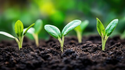 Fototapeta premium soil plant dirt