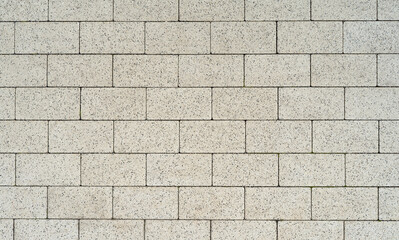 Paving tiles, ceramic brick floor, cement block floor background top view 