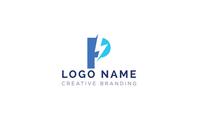 Minimalist P Logo for Branding and Identity.