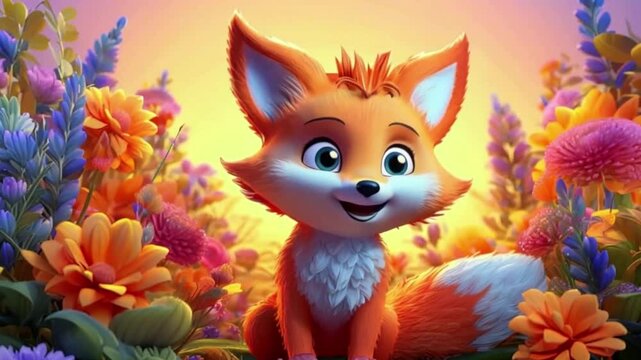 Niedlicher kleiner Fuchs