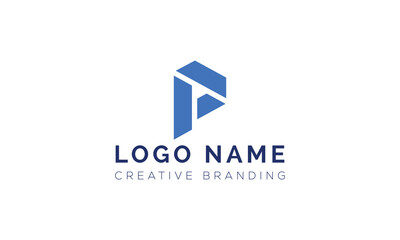 Minimalist P Logo for Branding and Identity.