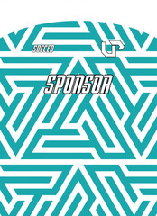 sport sublimation jersey pattern vector