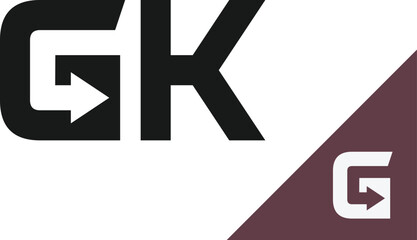 Fototapeta premium letter G arrow, GO logo vector, letter G progress, letter g exit logo with vector 