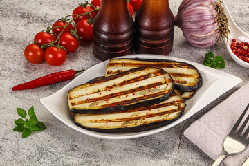  Vegan Grilled eggplant slices snack