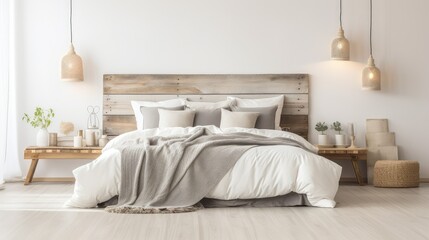 calming gray wood flooring