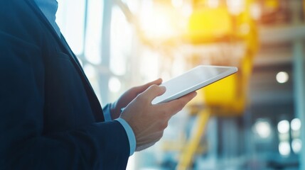 Construction supervisor coordinating team at building site. Featuring leadership and project management