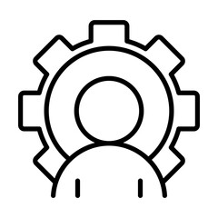 business person single icon