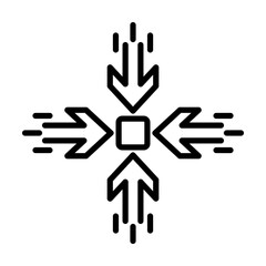 alignment single icon