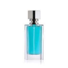 Teal Perfume Bottle Studio