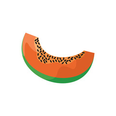 papaya fruit illustration design