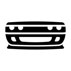 Bumper Vector Glyph Icon Design
