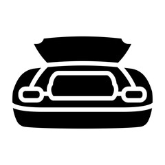 Trunk Vector Glyph Icon Design