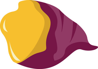 purple sweet potato illustration design