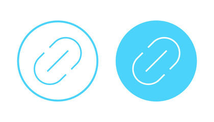 Link icon vector. Hyperlink chain sign and symbol
