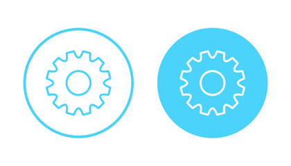 Setting icon vector. Cog sign and symbol. Gear Sign