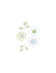 Cartoon hand painted forest animal element pattern