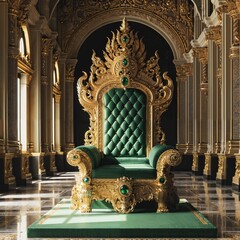 Trono d'orato nel palazzo del rè